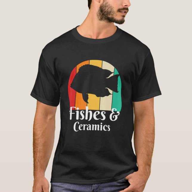 Fishes And Ceramics T-Shirt (Front)