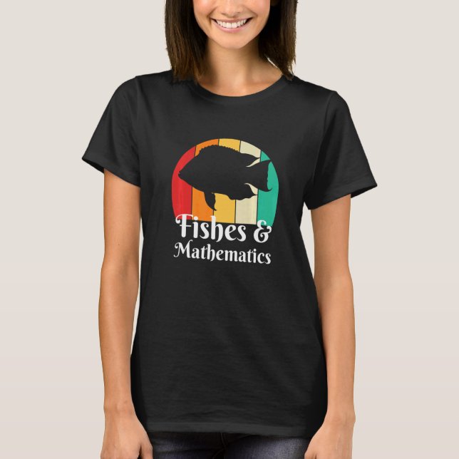 Fishes And Mathematics T-Shirt (Front)