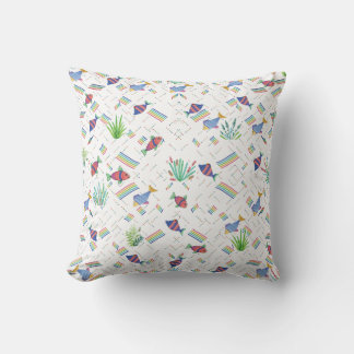 Fishes and Plants in Pond Cushion