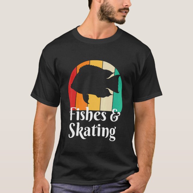 Fishes And Skating T-Shirt (Front)