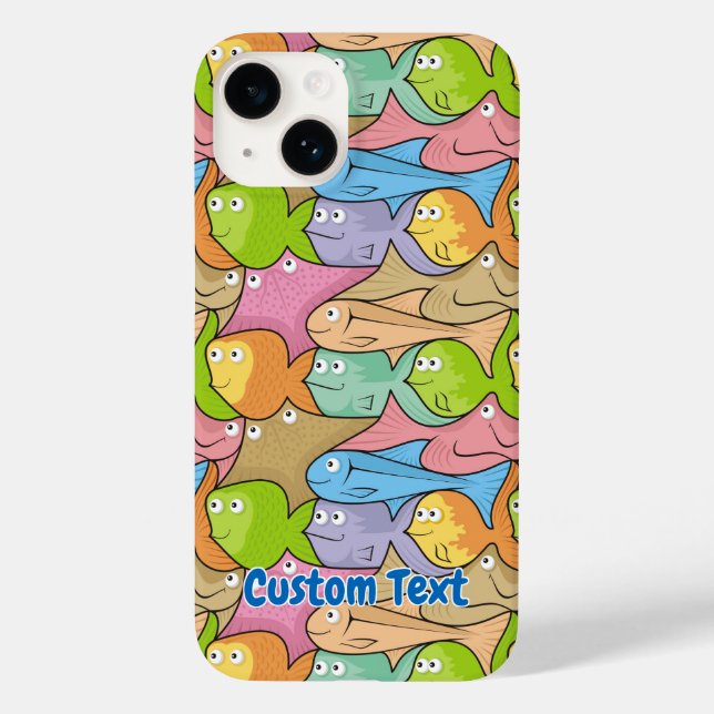 Fishes cartoon Case-Mate iPhone case (Back)