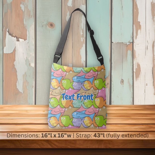 Fishes cartoon crossbody bag (Creator Uploaded)