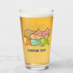 Fishes Cartoon Glass