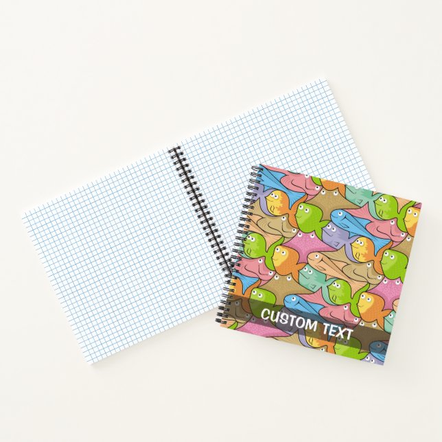 Fishes cartoon notebook (Inside)