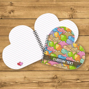 Fishes cartoon notebook