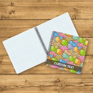 Fishes cartoon notebook