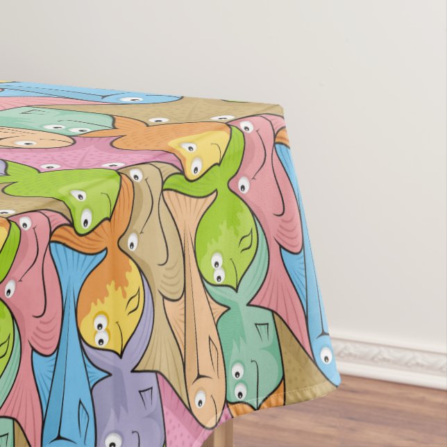 Fishes cartoon tablecloth (In Situ)