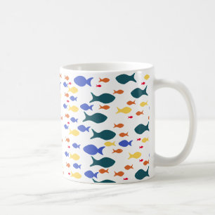 Fishes Classic White Mug