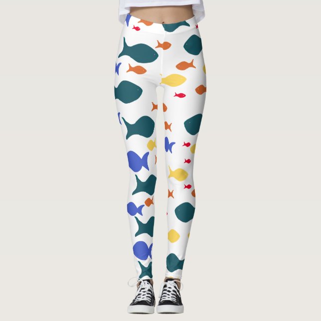 Fishes Custom Leggings (Front)
