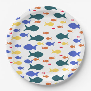 Fishes Custom Paper Plates