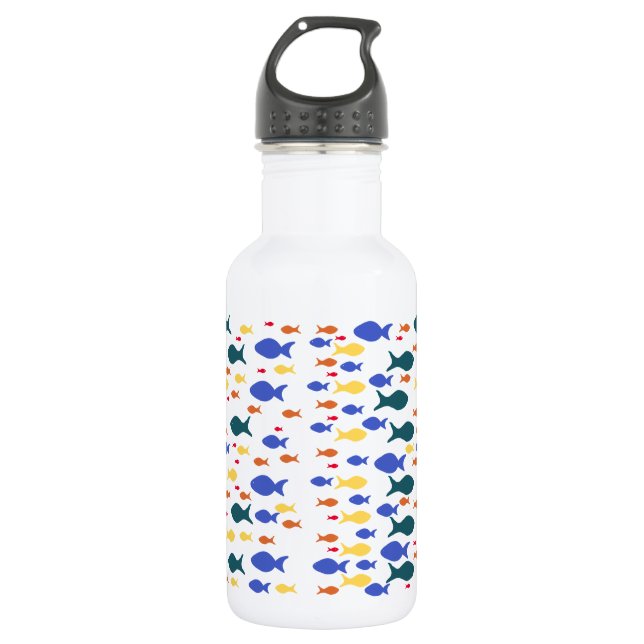 Fishes Custom Water Bottle (Front)