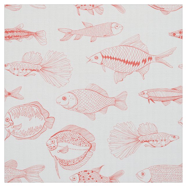 Fishes Fabric (Swatch)