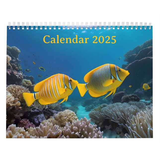 Fishes in the sea calendar (Cover)