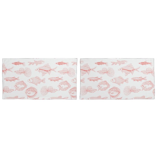 Fishes Pillowcase (Front-Set)
