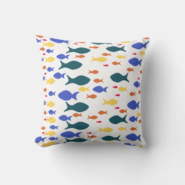 Fishes Throw Cushion (Front)