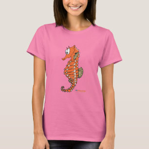 Fishfry designs Sea Horse front logo T shirt