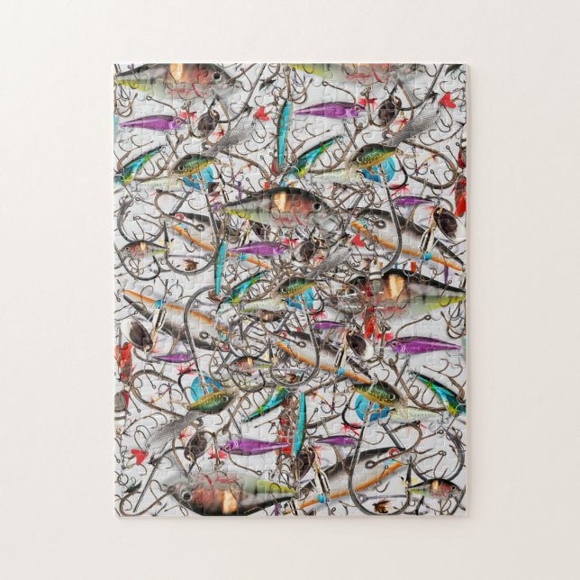 Fishhook Fisherman Puzzle! Jigsaw Puzzle (Vertical)