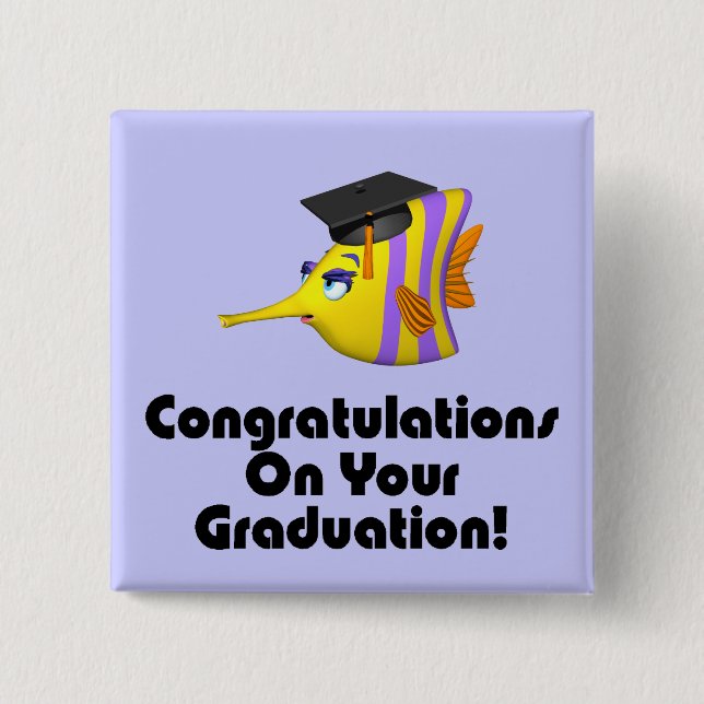 Fishing - 15 cm square badge (Front)