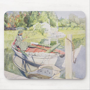Fishing, 1909 mouse mat