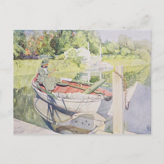 Fishing, 1909 postcard (Front)