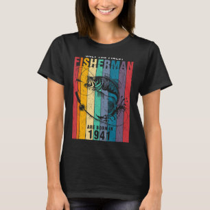 Fishing 1941 81st Birthday 96 Years Old Fisherman T-Shirt
