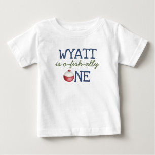 Fishing 1st Birthday O-Fish-Ally One Baby T-Shirt