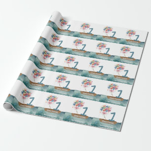Fishing 1st Birthday  Wrapping Paper
