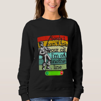 Fishing 5 Another Line Fish Retro Vintage Sunset Sweatshirt