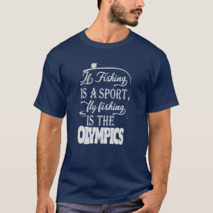 Fishing A Sport, Fly Fish Scaleable Vector Graphic T-Shirt