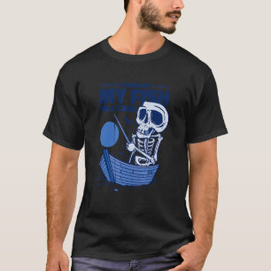 Fishing Accessories Skeleton Fishing Tackle Fishin T-Shirt