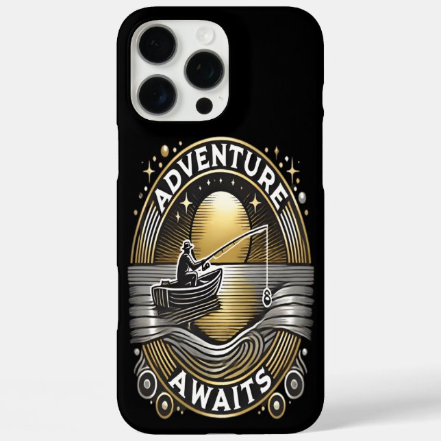Fishing Adventure Awaits in Serene Waters Case-Mate iPhone Case (Back)