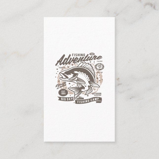 Fishing Adventure Business Card (Front)