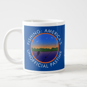 Fishing America's Unofficial Pastime  Large Coffee Mug