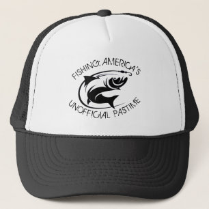 Fishing" America's Unofficial Pastime  Trucker Hat