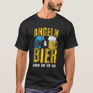 Fishing And Beer Fishing Saying Fishing Hook T-Shirt