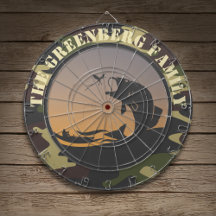 Fishing and Camo Dartboard