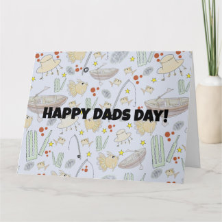 Fishing and Cricket for Father's day Card