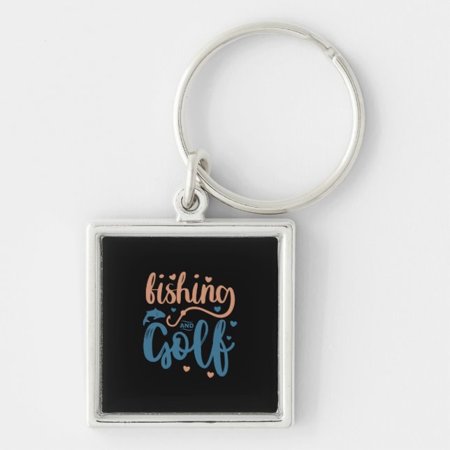 Fishing And Golf Key Ring (Front)