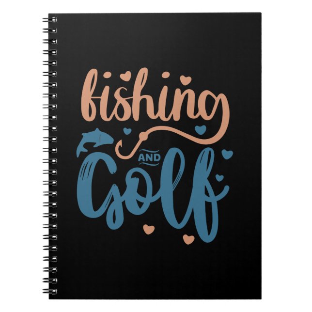 Fishing And Golf Notebook (Front)