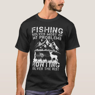 Fishing And Hunting Christmas Humour Hunter Cool G T-Shirt