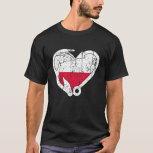 Fishing And Hunting - Fish Hook Elk Antler Polish  T-Shirt