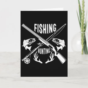 Fishing And Hunting Funny Father's Day Gift  Card