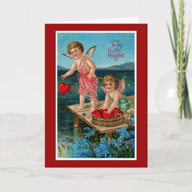 Fishing Angels Holiday Card (Front)