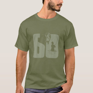 Fishing Angler 60 Birthday Green T-Shirt
