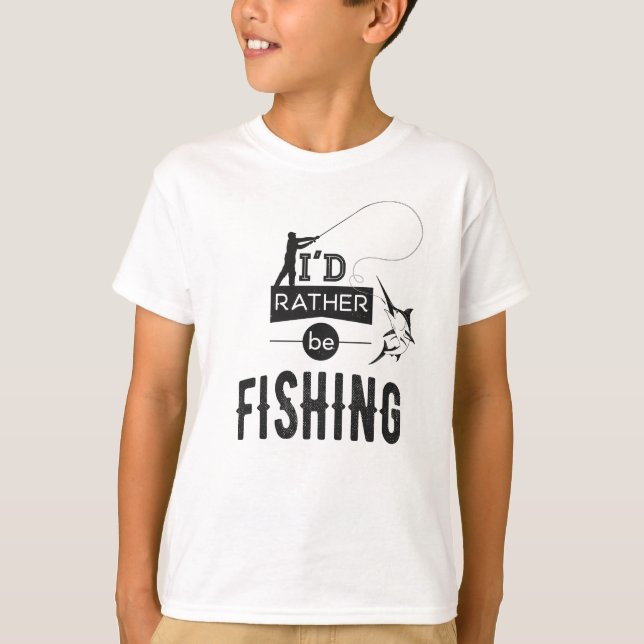 Fishing Angler Fishing Humour Funny Saying T-Shirt (Front)