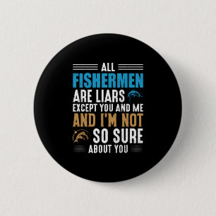 Fishing Art All Fisherman 6 Cm Round Badge
