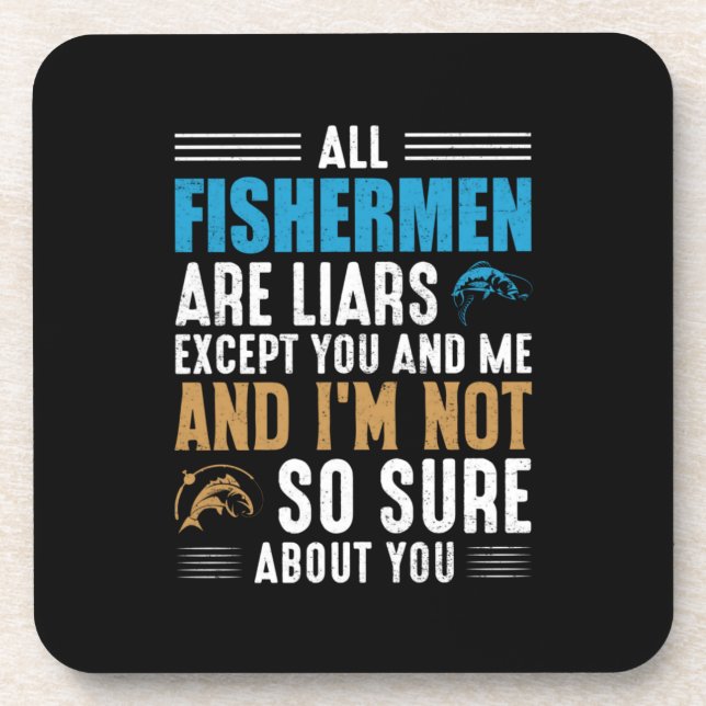 Fishing Art All Fisherman Coaster (Front)