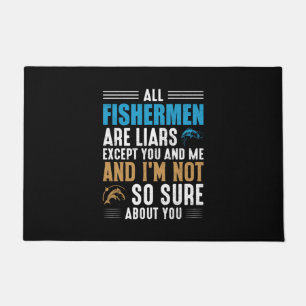Fishing Art All Fisherman Doormat