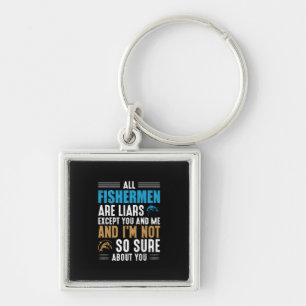 Fishing Art All Fisherman Key Ring