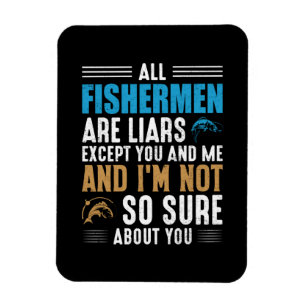 Fishing Art All Fisherman Magnet